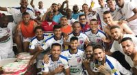 Betim Futebol comemora classificação para o quadrangular final (Imagem Felipe Augusto Correia/Betim Futebol/Divulgação)