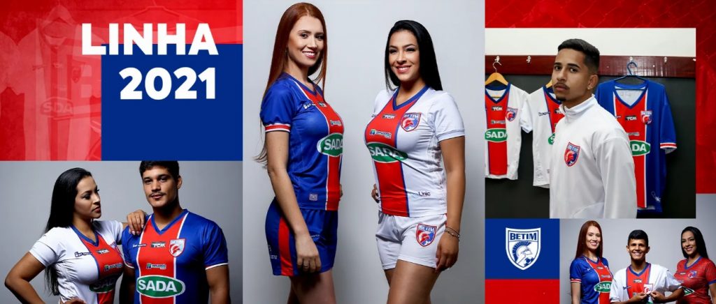 Novos uniformes do Betim Futebol (Imagem Reprodução Site Oficial)