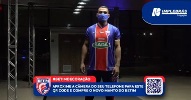 Novo uniforme de jogo do Betim Futebol