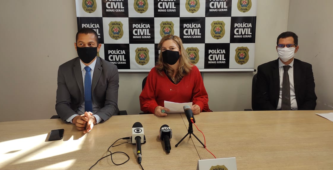 Coletiva de imprensa sobre Condenado por homicídio e roubo é preso pela PCMG em Contagem