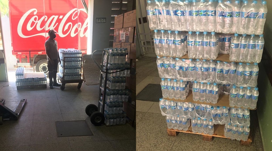 Hospital Regional de Betim recebe doação de água da Coca-Cola (Imagem PMB - Arte Agenda Betim)