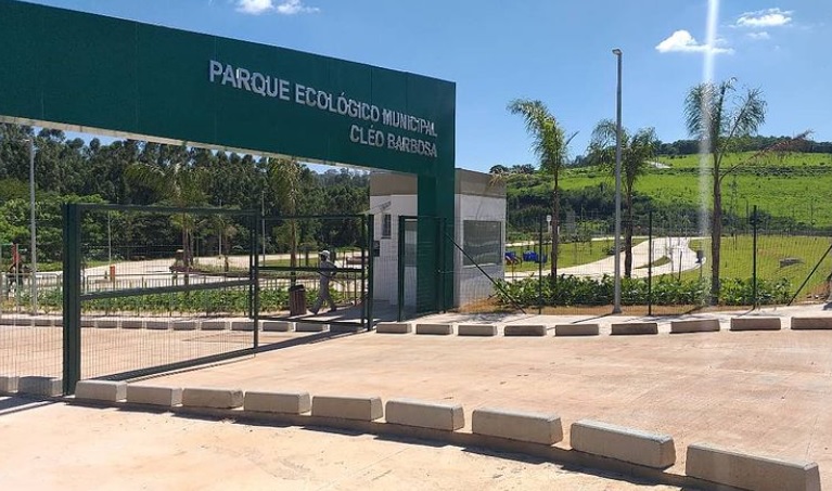 Entrada do Parque Ecológico Cléo Barbosa em Betim