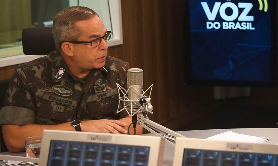 Diretor do serviço militar do Exército, general Eduardo Tavares Martins, em entrevista ao programa A Voz do Brasil