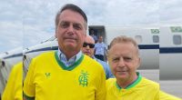 Jair Bolsonaro recebeu o apoio do prefeito de Betim Vittorio Medioli nas eleições de 2022
