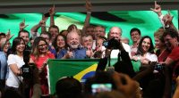 Lula em discurso de vitória