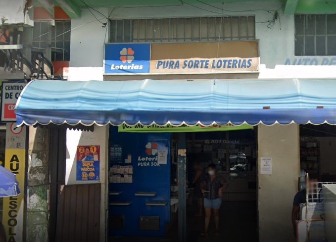 Fachada de lotérica no bairro São Caetano, em Betim (MG)