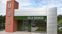 Fachada da Unidade Básica de Saúde do Vila Bemge, em Betim (MG)