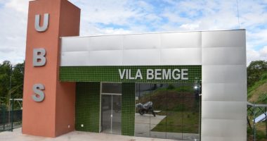 Fachada da Unidade Básica de Saúde do Vila Bemge, em Betim (MG)